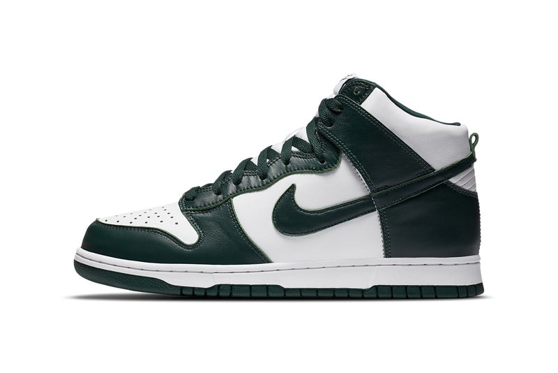 nike sportswear dunk high white pro green CZ8149 100 official release raffle date info photos price store list buying guide