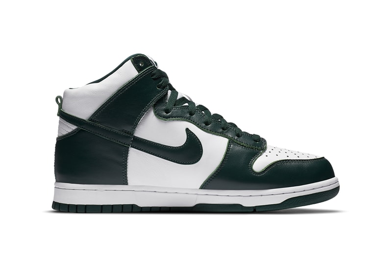 nike sportswear dunk high white pro green CZ8149 100 official release raffle date info photos price store list buying guide