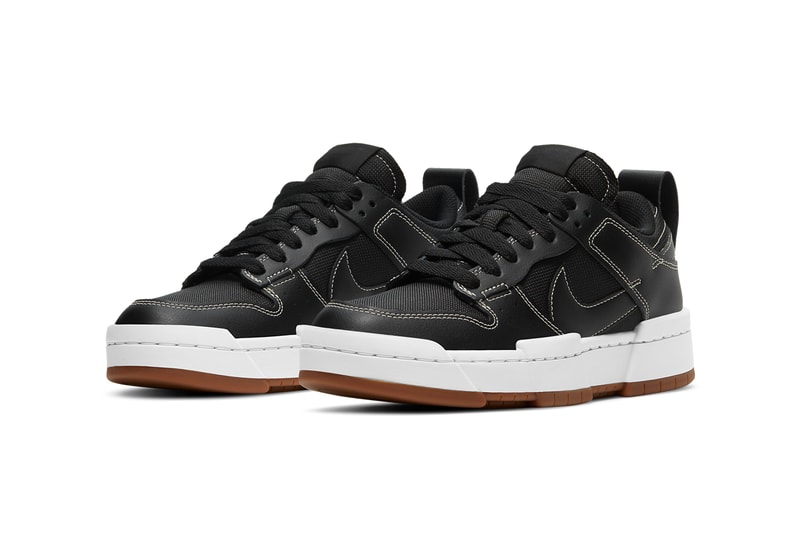 nike dunk low disrupt black gum white CK6654 002 official release date info photos price store list buying guide