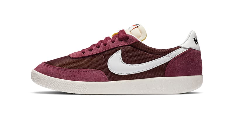 nike killshot beetroot on feet