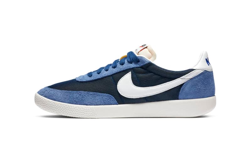 Nike Killshot OG SP "Black/White/Off-Noir" DC1982-001 "Coastal Blue/White/Stone Blue" DC1982-400 Release Information Classic Footwear Sneaker Design Original Shoe Swoosh Mesh Suede Foam