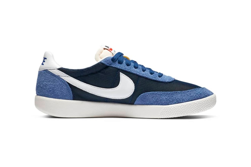 Nike Killshot OG SP "Black/White/Off-Noir" DC1982-001 "Coastal Blue/White/Stone Blue" DC1982-400 Release Information Classic Footwear Sneaker Design Original Shoe Swoosh Mesh Suede Foam