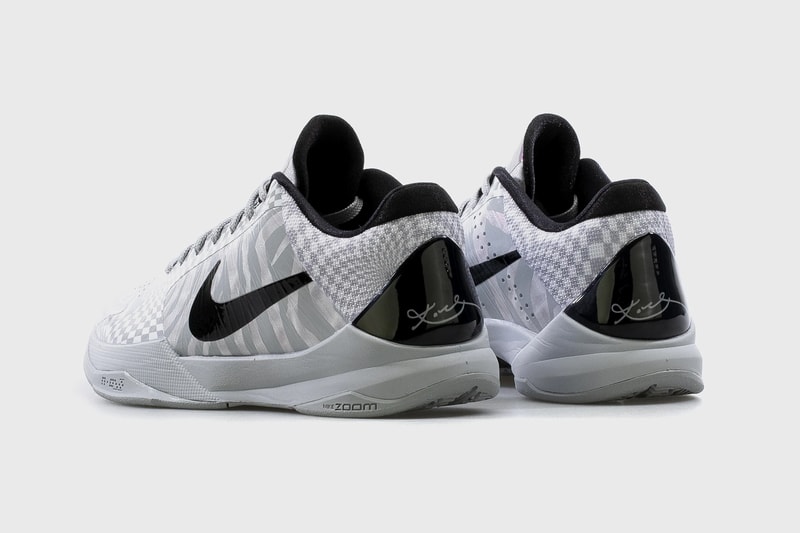 nike basketball kobe 5 protro zebra demar derozan pe CD4991 003 grey black white official release date info photos price store list buying guide