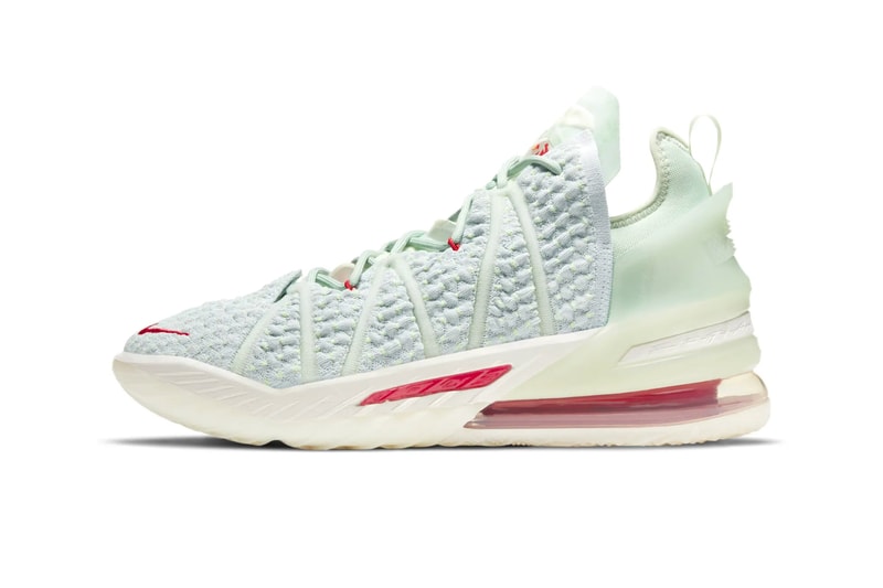 Nike China Lebron 18 EP Empire Jade menswear streetwear silhouette shoes runners trainers basketball old beijing sneakers footwear swoosh