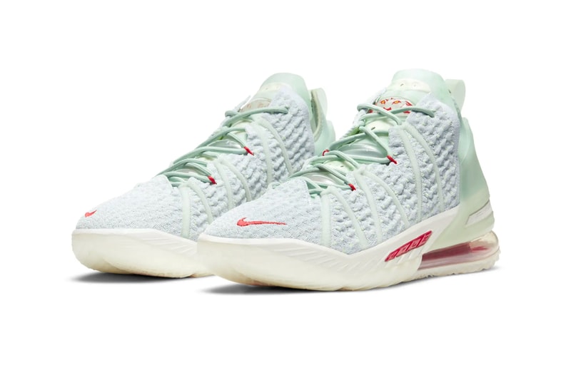 Nike China Lebron 18 EP Empire Jade menswear streetwear silhouette shoes runners trainers basketball old beijing sneakers footwear swoosh