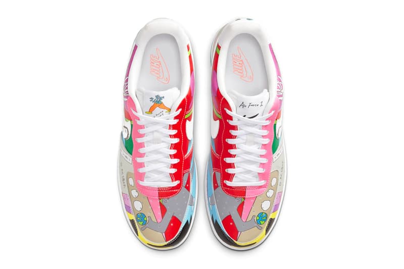 Nike Ruohan Wang air force 1 aerial view