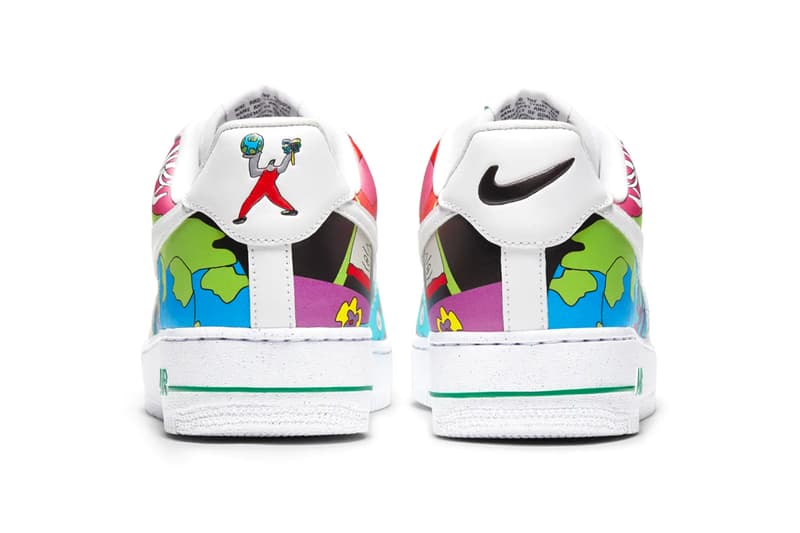 Nike Ruohan Wang air force 1 rear view