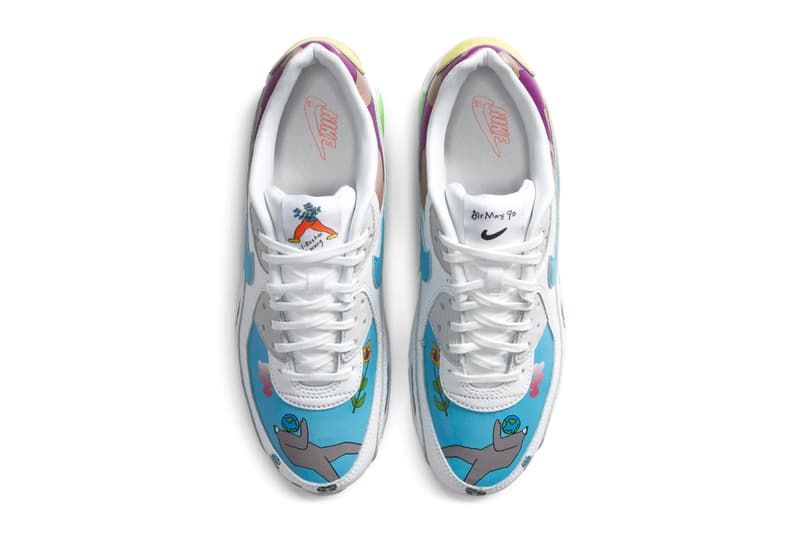 Nike Ruohan Wang air max 90 aerial view