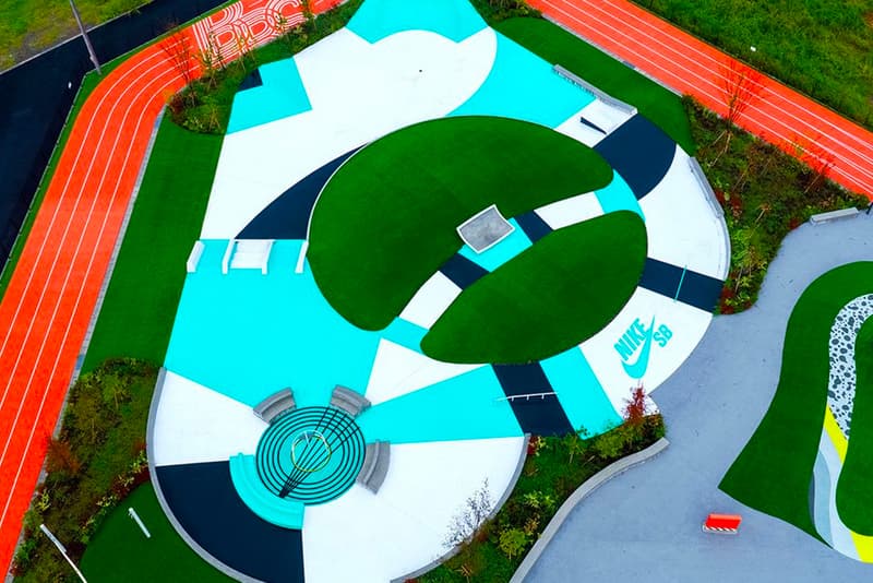 Nike Sports by Art Playground Tokyo Japan Travel Olympics Toyosu cortez grind surfacing eco friendly sports ground public park