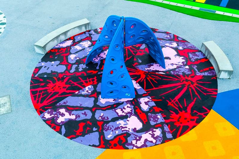 Nike Sports by Art Playground Tokyo Japan Travel Olympics Toyosu cortez grind surfacing eco friendly sports ground public park