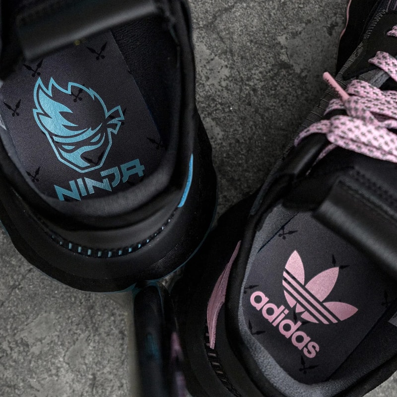 richard tyler ninja blevens adidas originals nite jogger time in core black grey five blue glow pink q47198 official release date info photos price store list buying guide
