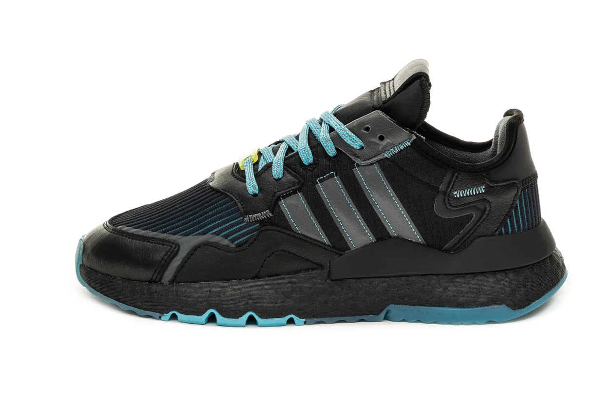 richard tyler ninja blevens adidas originals nite jogger time in core black grey five blue glow pink q47198 official release date info photos price store list buying guide