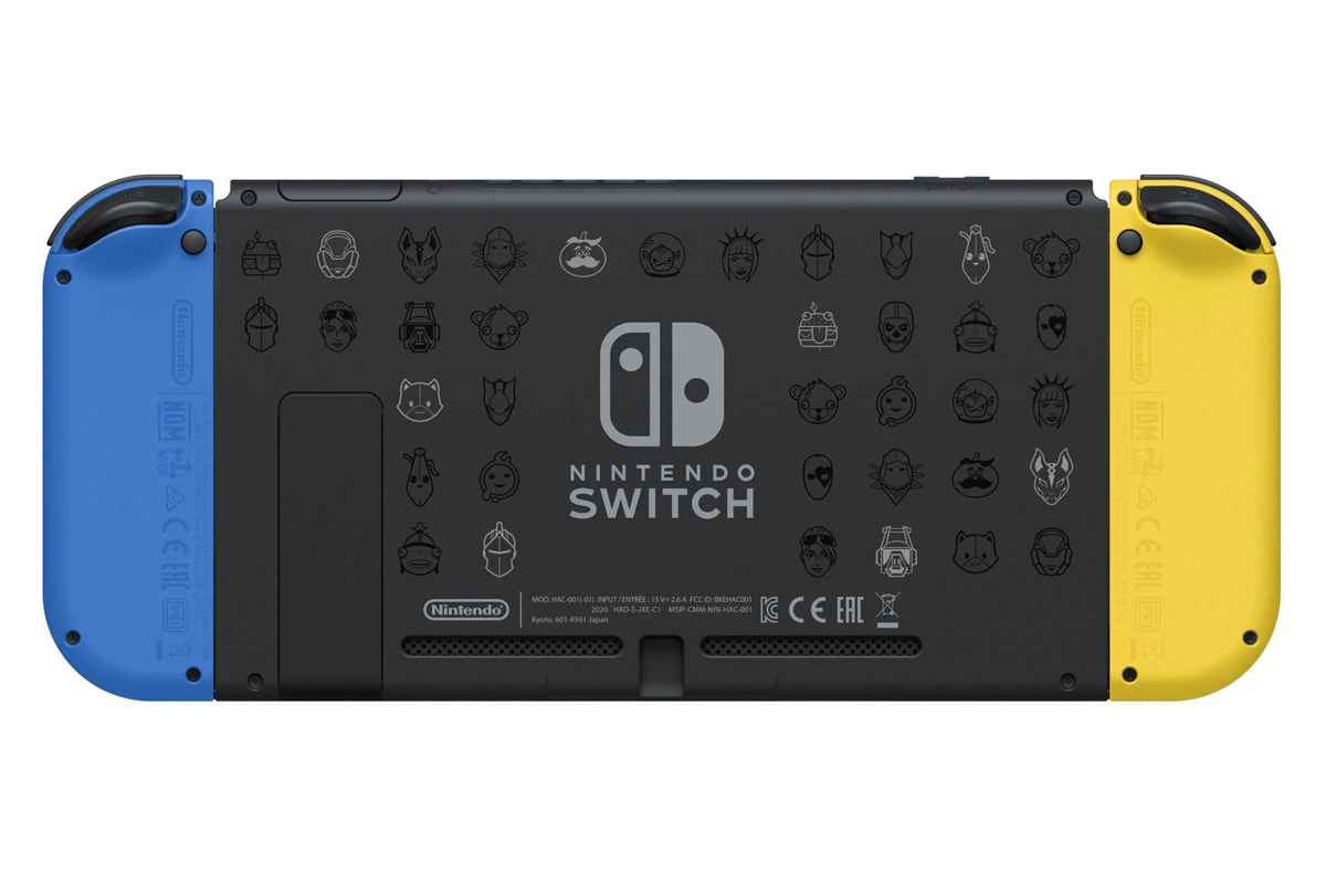 Nintendo Switch Fortnite Epic Games Special Edition Theme Joy-Cons