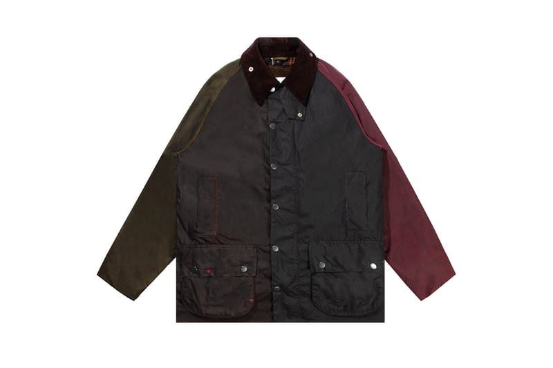 barbour x noah beaufort waxed jacket