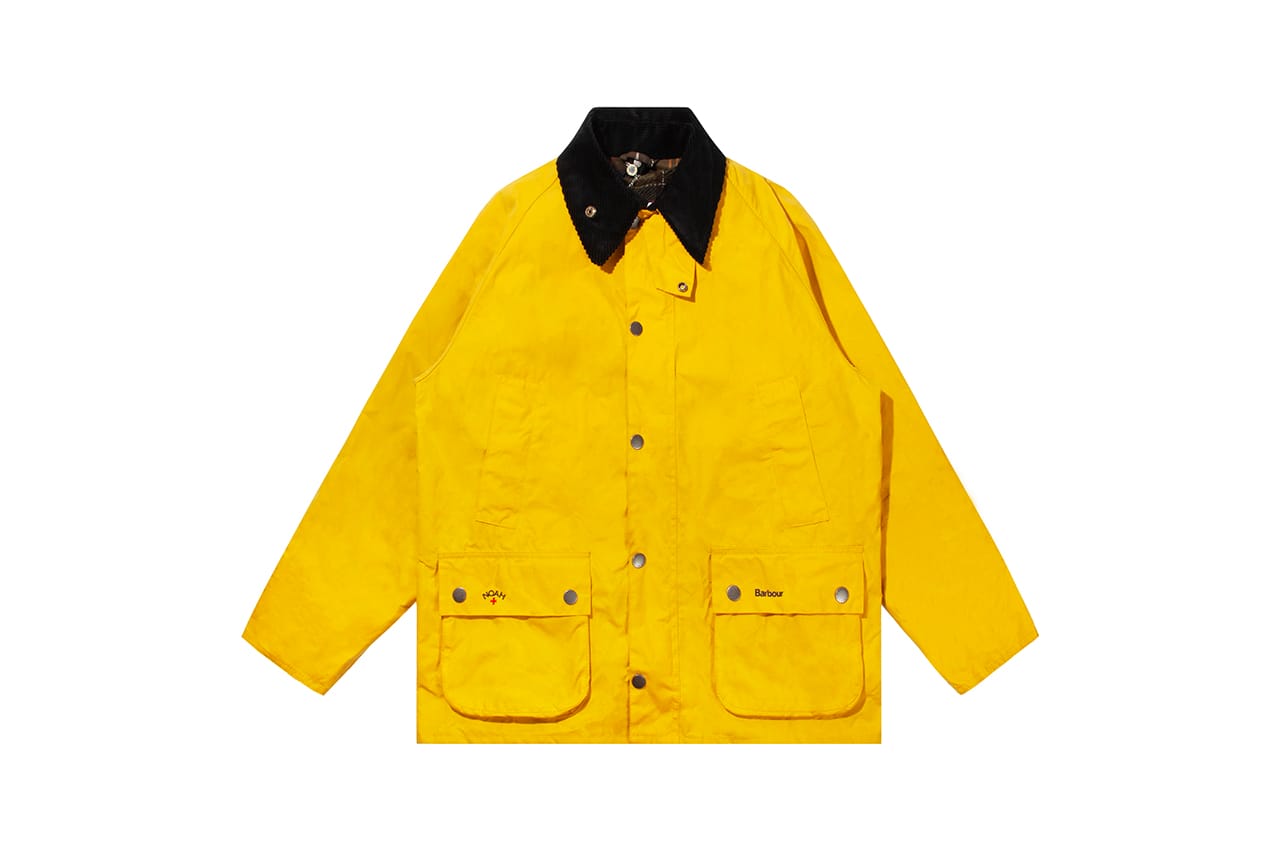 yellow wax jacket
