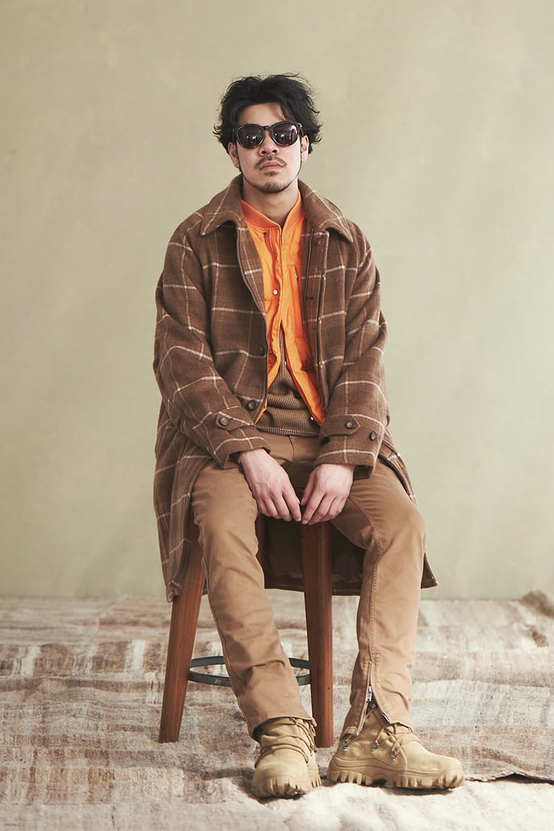 nonnative 38th COLLECTION WINTER SPRING Lookbook menswear streetwear 2020 jackets coats shirts pants trousers jeans denim