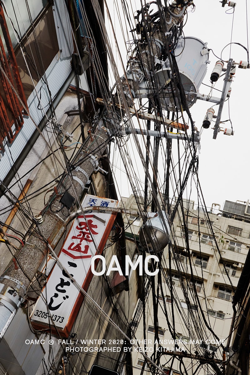 OAMC Fall Winter 2020 Campaign menswear streetwear fw20 lookbooks editorials jackets shirts pants trousers tokyo
