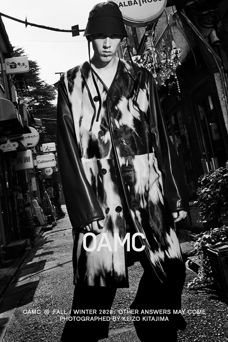 OAMC Fall Winter 2020 Campaign menswear streetwear fw20 lookbooks editorials jackets shirts pants trousers tokyo