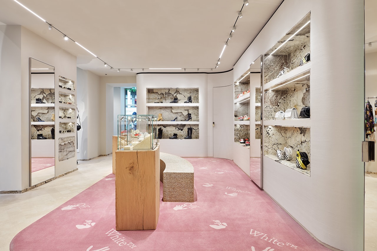 Off-White™ Milano Via Verri Store Opening Look Inside Mens Womens Homeware Virgil Abloh Accessories Shop Retail Experience Luxury Designer 