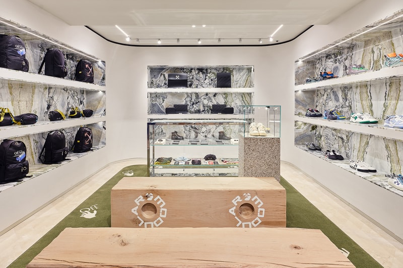 Off-White™ Milano Via Verri Store Opening Look Inside Mens Womens Homeware Virgil Abloh Accessories Shop Retail Experience Luxury Designer 