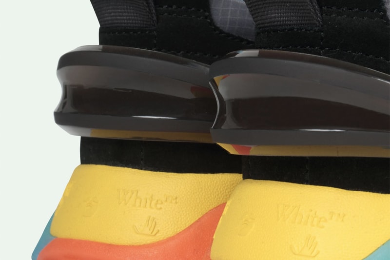 Off-White™ ODSY-2000 Sneaker Release Information Drop Date New Trainer Technical Trail Runner Retro Shoe Virgil Abloh "Blue/Black" "Multicolor" 15280759 15280760