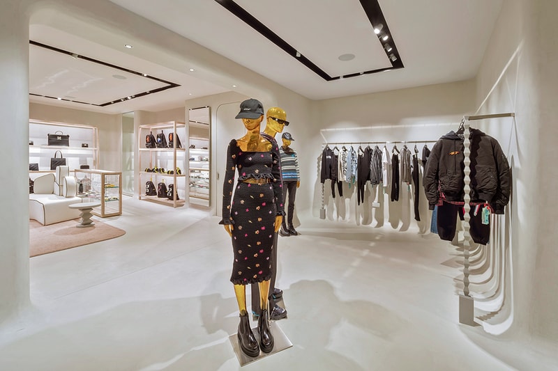 Off-White™ virgil abloh london sloane street knightsbridge store details opening look inside andew taylor parr