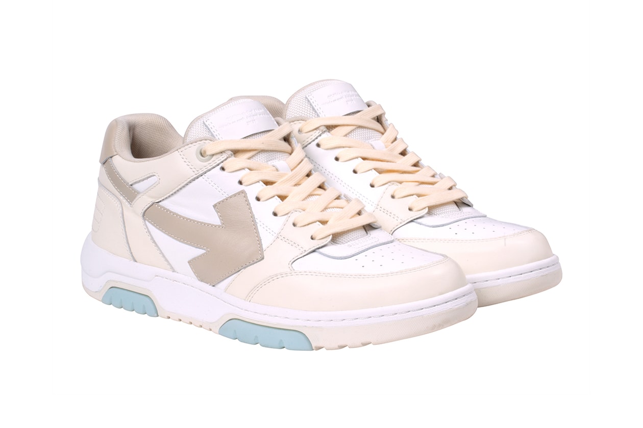 out of office virgil abloh juergen teller sneaker red green tan cream white blue release information buy cop purchase purple