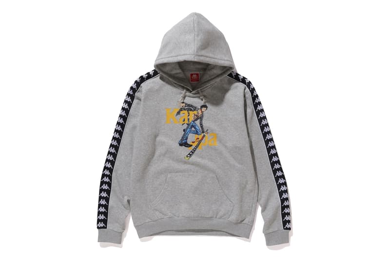'One Piece' x Kappa Japan FW20 Collaboration fall winter 2020 second capsule collection hoodie track jacket shirt boa hancock monkey d luffy TrafalgarD Water Law