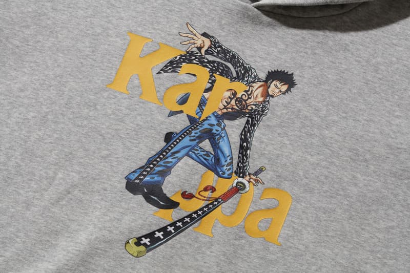 'One Piece' x Kappa Japan FW20 Collaboration fall winter 2020 second capsule collection hoodie track jacket shirt boa hancock monkey d luffy TrafalgarD Water Law