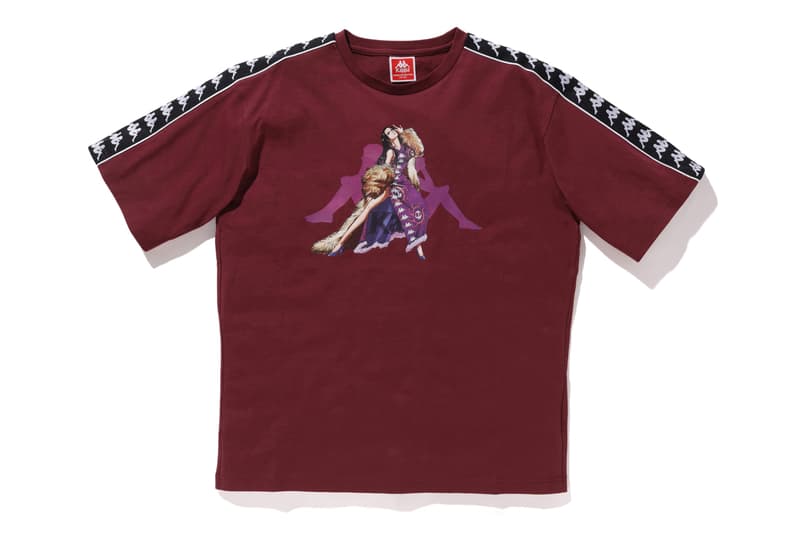 'One Piece' x Kappa Japan FW20 Collaboration fall winter 2020 second capsule collection hoodie track jacket shirt boa hancock monkey d luffy TrafalgarD Water Law