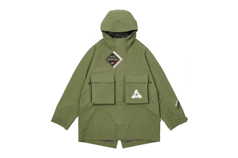 Palace Winter 2020 Jackets outerwear collection drop info gore-tex outerwear coats jackets wool sherpa fleece winter gold waterproof 
