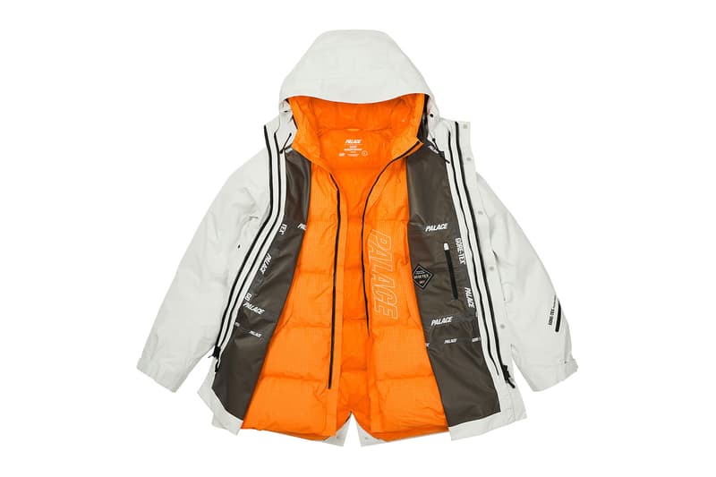 Palace Winter 2020 Jackets outerwear collection drop info gore-tex outerwear coats jackets wool sherpa fleece winter gold waterproof