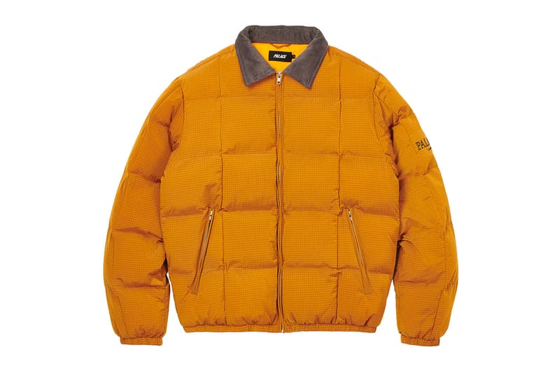 Palace Winter 2020 Jackets outerwear collection drop info gore-tex outerwear coats jackets wool sherpa fleece winter gold waterproof 