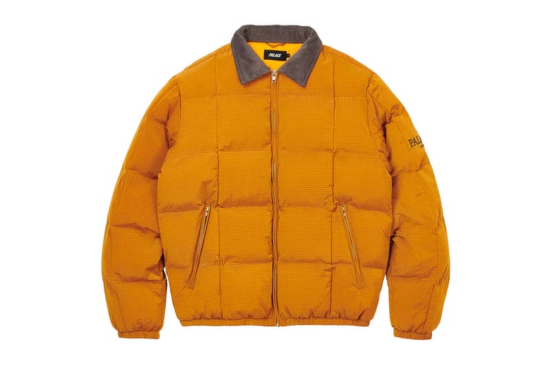 Palace Winter 2020 Jackets outerwear collection drop info gore-tex outerwear coats jackets wool sherpa fleece winter gold waterproof