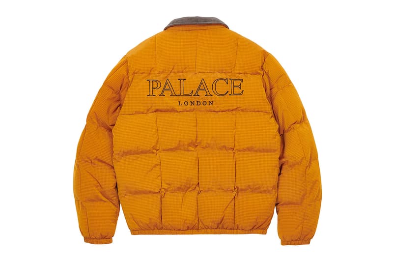 Palace Winter 2020 Jackets outerwear collection drop info gore-tex outerwear coats jackets wool sherpa fleece winter gold waterproof 