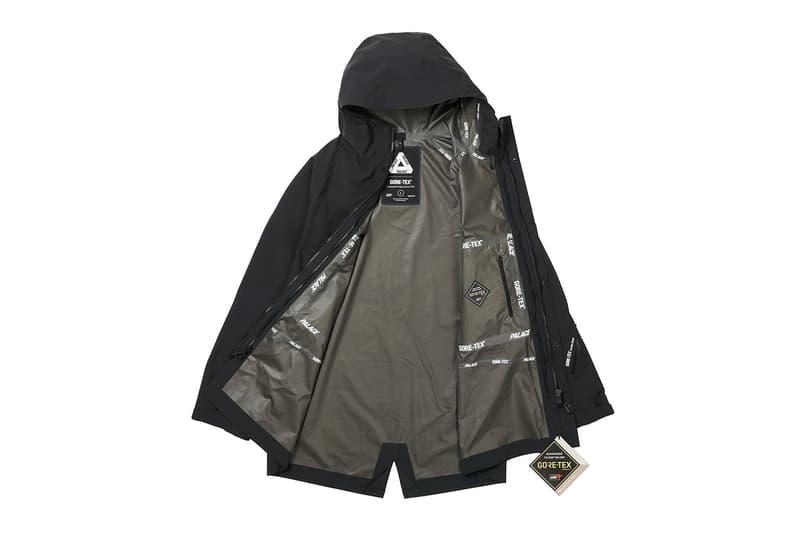 Palace Winter 2020 Jackets outerwear collection drop info gore-tex outerwear coats jackets wool sherpa fleece winter gold waterproof