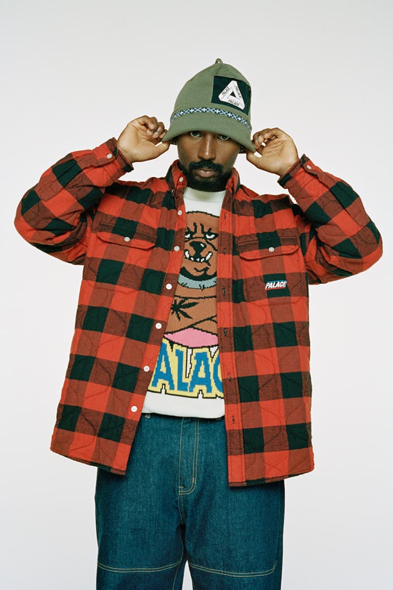 Palace Skateboards Winter 2020 Collection Lookbook Release Info Outerwear Jackets Shirts Hoodies Pants Jeans Date First Drop 2 Week Droplist