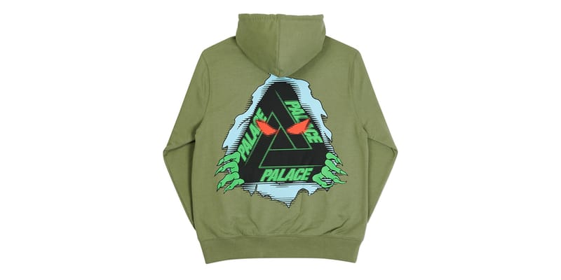 palace tri color hoodie