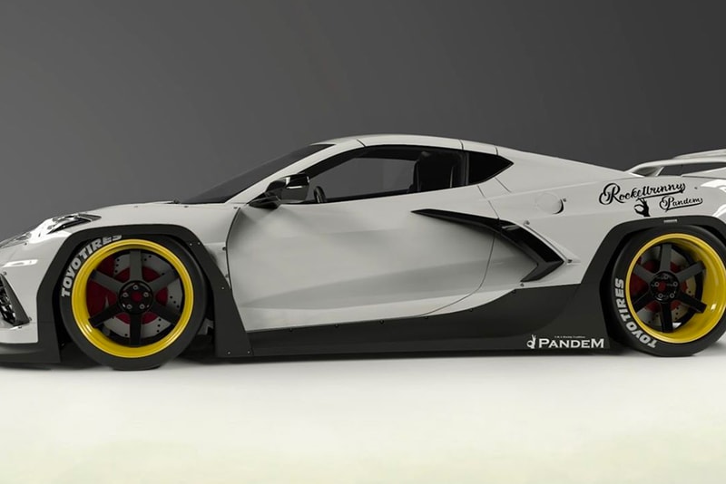 Pandem Unveils Its C8 Corvette Widebody Kit Pandem Rocketbunny Kyoto TRA-Kyoto Kei Miura cars supercars body kits aerodynamic 