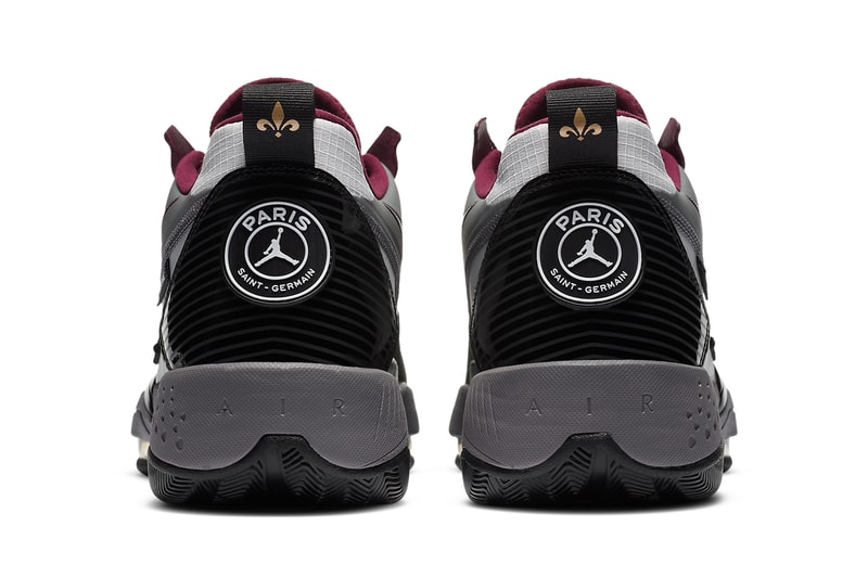 paris saint germain psg jordan brand air zoom renegade CZ3957 001 black bordeaux white metallic gold 92 light graphite neutral grey DA2554 006 official release date info photos price store list buying guide
