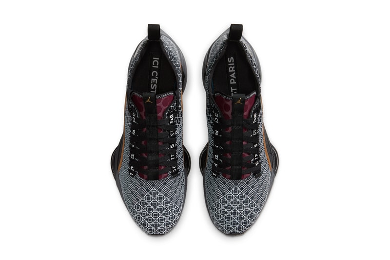 paris saint germain psg jordan brand air zoom renegade CZ3957 001 black bordeaux white metallic gold 92 light graphite neutral grey DA2554 006 official release date info photos price store list buying guide