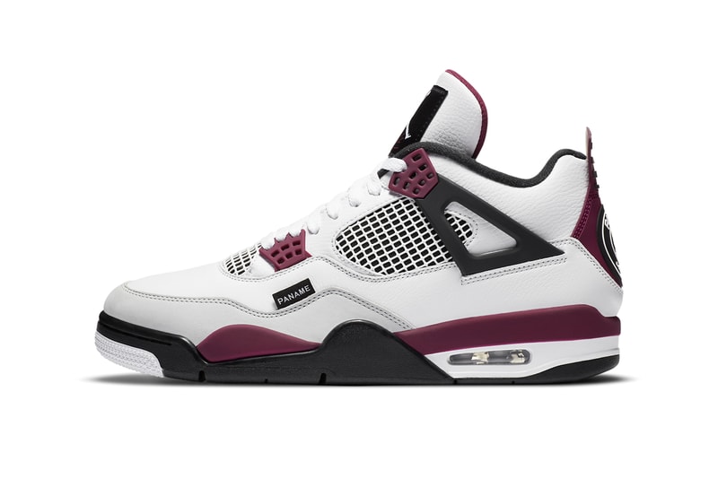 paris saint germain air jordan brand 4 white neutral grey black bordeaux cz5624 100 official release date info photos price store list buying guide