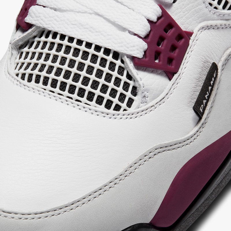 paris saint germain air jordan brand 4 white neutral grey black bordeaux cz5624 100 official release date info photos price store list buying guide