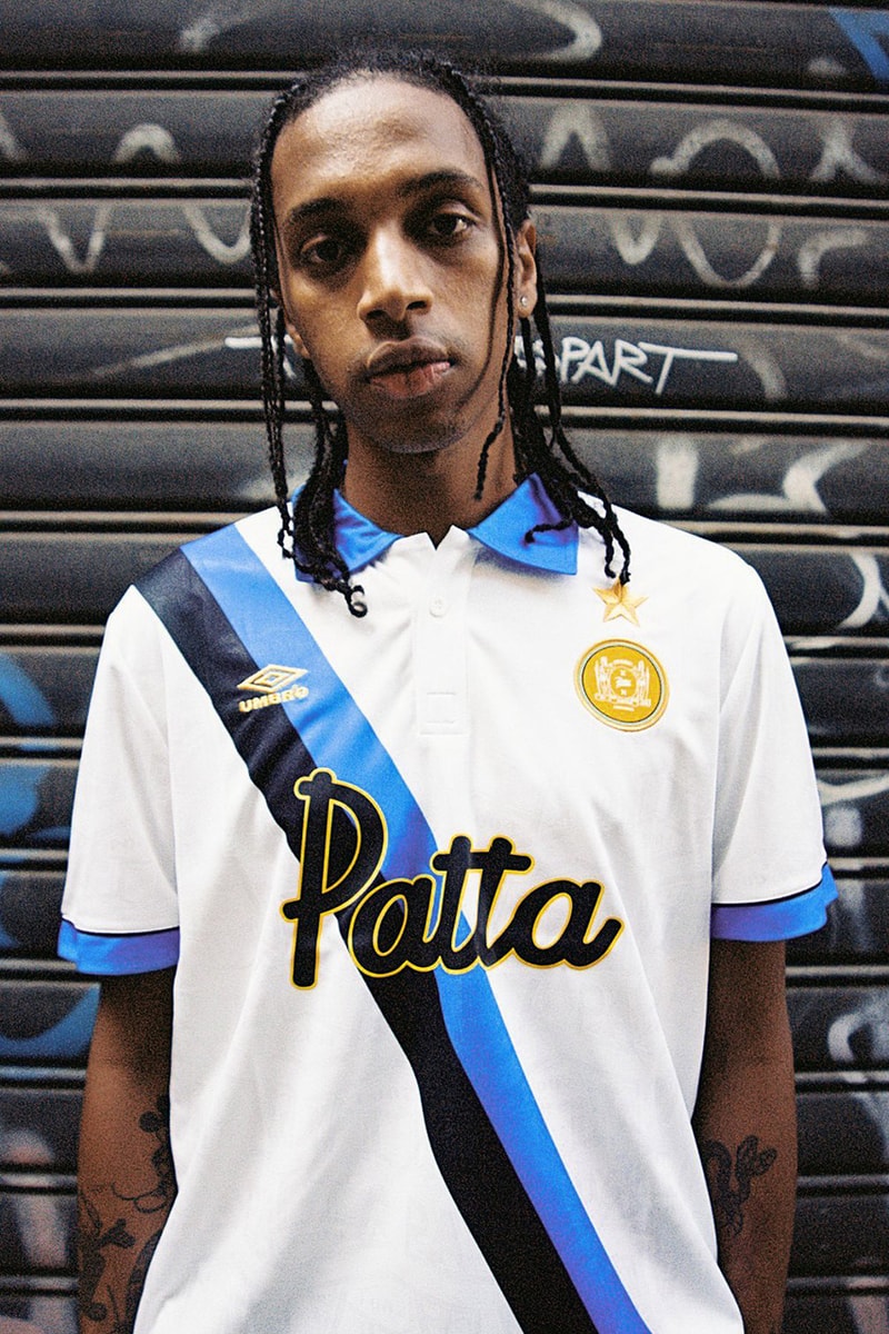 patta Inter Milan 1993 94 season Uefa cup away kit white blue sash release information