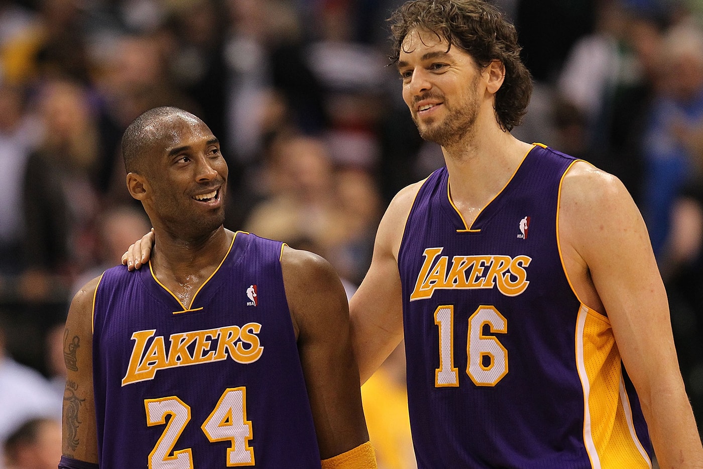 Pau Gasol Names Newborn Gianna Kobe Bryant Basketball News NBA LA Lakers 