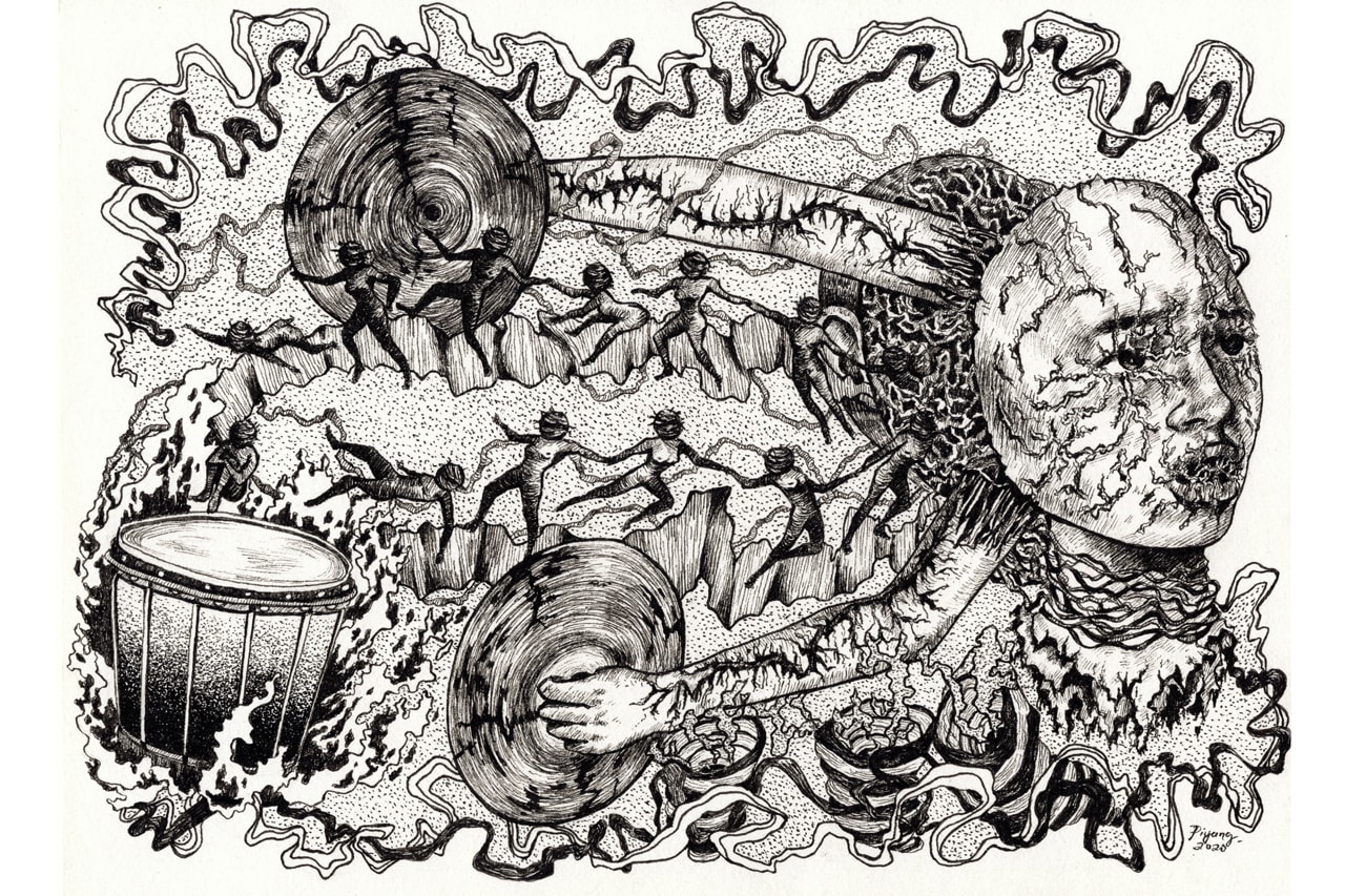 pen paper piyang flores interview artwork illustration drawing ink