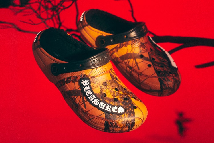 PLEASURES Salutes the Great Outdoors With Its Latest Crocs Collab With Mossy Oak