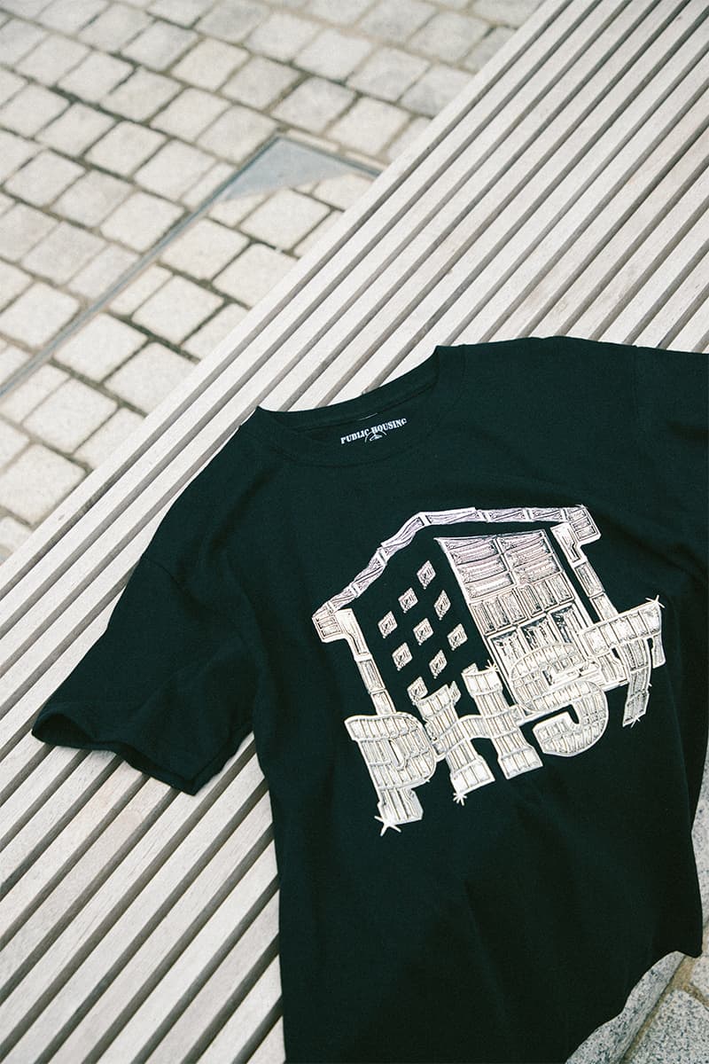 Public Housing Skate Team HBX Exclusive Capsule Release T shirt Helicopter Virgil Abloh