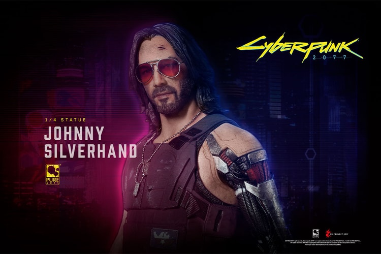 PureArts' 'Cyberpunk 2077' Johnny Silverhand Statue Comes With an LCD Screen and Speakers