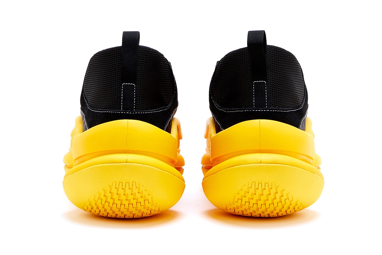 Pyer Moss Sculpt Sneaker First In-House Design Footwear Shoe Drop Release Date Kerby Jean-Raymond Black Yellow Avant Garde Designer